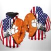 Clemson Tigers NCAA US FLag 3D All Over Print Hoodie Zip up Hoodie 1