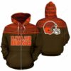 Cleveland Browns Maori Tattoo Men And Women 3D Hoodie And Zip Hoodie Cleveland Browns NFL 3D Shirt 1