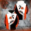 Cleveland Browns NFL Football 3D All Over Print Zip up Hoodie Option 1