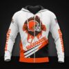 Cleveland Browns White Orange Nfl 3D All Over Print Zip Up Hoodie Option Cleveland Browns White Orange NFL 3D All Over Print Zip up Hoodie Option 1