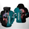 Coastal Carolina Chanticleers Ncaa Us Flag Skull 3D All Over Print Hoodie, Zip-Up Hoodie Coastal Carolina Chanticleers NCAA US Flag Skull 3D All Over Print Hoodie Zip up Hoodie 1