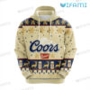 Coors Banquet Hoodie 3D Reindeer Snowflakes Beer Lovers Gift Coors Banquet Hoodie 3D Reindeer Snowflakes Beer Lovers Gift 0