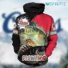 Coors Light Hoodie 3D Fishing Red Black Gift For Beer Lovers Coors Light Hoodie 3D Fishing Red Black Gift For Beer Lovers 0