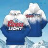 Coors Light Hoodie 3D Water Splash Gift For Beer Lovers Coors Light Hoodie 3D Water Splash Gift For Beer Lovers 0