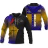 Custom Baltimore Ravens Jesus 3D All Over Print Zip Hoodie Perfect Gift for NFL Fans and Team Supporters. 1