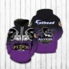 Custom Baltimore Ravens NFL 3D All Over Print Zip up Hoodie Perfect Gifts for Football Fans 1