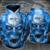Custom Baltimore Ravens Nfl Skull Fire 3D All Over Print Zip Up Hoodie Perfect Gifts For Football Fans Custom Baltimore Ravens NFL Skull Fire 3D All Over Print Zip up Hoodie Perfect Gifts for Football Fans 1