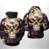 Custom Baltimore Ravens Nfl Skull Team 3D All Over Print Zip Up Hoodie Perfect Gifts For Football Fans Custom Baltimore Ravens NFL Skull Team 3D All Over Print Zip up Hoodie Perfect Gifts for Football Fans 1