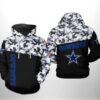 Custom Dallas Cowboys Camo Veteran Team 3D All Over Print Hoodie With Zip Up Custom Dallas Cowboys Camo Veteran Team 3D All Over Print Hoodie with Zip up 1