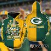 Custom Green Bay Packers Nfc North Division Champions 3D All Over Print Hoodie With Zipper, Zip Up Hoodie Custom Green Bay Packers NFC North Division Champions 3D All Over Print Hoodie with Zipper Zip up Hoodie 1