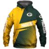 Custom Green Bay Packers Nfl 3D All Over Print Hoodie Without Zipper, Zip Up Hoodie Custom Green Bay Packers NFL 3D All Over Print Hoodie without Zipper Zip up Hoodie 1