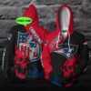 Custom New England Patriots All Over Print Zip Up Hoodie Custom New England Patriots All Over Print Zip up Hoodie 1