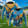 Customized 3D Printed Gold Coast Titans Hoodie With Mascot Kc Nrl Zip Up Hoodie Customized 3D Printed Gold Coast Titans Hoodie with Mascot KC NRL Zip Up Hoodie 1