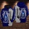 Dallas Cowboys Daffy Duck Men And Women 3D All Over Print Hoodie With Zip Up Dallas Cowboys Daffy Duck Men and Women 3D All Over Print Hoodie with Zip up 1