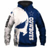 Dallas Cowboys Hoodies Mens Skull Printed Gifts for Fans Dallas Cowboys Hoodies Mens Skull Printed Gifts for Fans 1