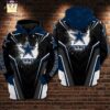 Dallas Cowboys Nfl Black 3D Printed Pullover Zip Up Hoodie Dallas Cowboys NFL Black 3D Printed Pullover Zip Up Hoodie 1
