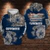 Dallas Cowboys Nfl Football Camouflage American Flag 3D All Over Print Hoodie With Zip Up Dallas Cowboys NFL Football Camouflage American Flag 3D All Over Print Hoodie with Zip up 1