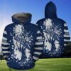 Dallas Cowboys Skull Hand Nfl Unisex 3D All Over Print Zip Up Hoodie Option Dallas Cowboys Skull Hand NFL Unisex 3D All Over Print Zip Up Hoodie Option 1