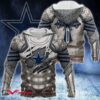 Dallas Cowboys Unisex 3D All Over Print Zip Up Hoodie Option Option 1