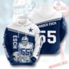 Dallas Cowboys Vander Esch 55 3D Zip Up Hoodie NFL All Over Print Hoodie 1