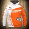 Denver Broncos 3D Zip Up Hoodie NFL All Over Print Hoodie 1