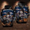 Denver Broncos NFL Football 3D All Over Print Zip up Hoodie Perfect for Tailgating 1