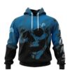 Denver Broncos Skull Hoodies Custom Name & Number Gifts for Fans Denver Broncos Skull Hoodies Custom Name Number Gifts for Fans 1