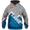 Detroit Lions Nfl All Over Print Hoodie With Zipper Great Gift For Fans. Detroit Lions NFL All Over Print Hoodie with Zipper Great Gift for Fans. 1