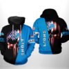Detroit Lions Nfl Us Flag Skull Team 3D All Over Print Zip Up Hoodie Option Detroit Lions NFL US Flag Skull Team 3D All Over Print Zip up Hoodie Option 1