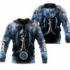 Detroit Lions Skull Hoodie Background Smoke Gifts for Fans 1