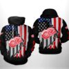 Detroit Red Wings Hoodie US FLag Team 3D Hoodie Zip Hoodie NHL 3D All Over Print Hoodie Zip Hoodie 1