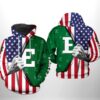 Eastern Michigan Eagles NCAA US Flag 3D All Over Print Hoodie Zip up Hoodie 1