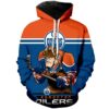 Edmonton Oilers Hoodie Mascot 3D Printed Gifts for Fans Edmonton Oilers Hoodie Mascot 3D Printed Gifts for Fans 1