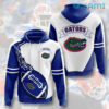 Florida Gators Football Hoodie 3D White Blue Logo Gators Gift 0