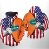 Florida Gators Ncaa Us Flag 3D All Over Print Hoodie, Zip-Up Hoodie Florida Gators NCAA US FLag 3D All Over Print Hoodie Zip up Hoodie 1