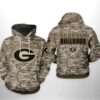 Georgia Bulldogs Camo Veteran 3D All Over Print Zip Hoodie Gifts For Ncaa Fans Georgia Bulldogs Camo Veteran 3D All Over Print Zip Hoodie Gifts For NCAA Fans 1