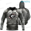 Georgia Bulldogs Hoodie 3D Scratched Armor Georgia Bulldogs Gift 0