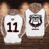 Georgia Bulldogs Ncaa 3D All Over Print Hoodie Zip up Hoodie 1