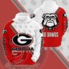 Georgia Bulldogs Sports Team Ncaa Go Dawgs 3D Hoodie Zip Hoodie NFL 3D All Over Print Hoodie Zip Hoodie 1 1