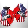Georgia Bulldogs Us Flag 3D All Over Print Zip Hoodie Gifts For Ncaa Fans For Fans Georgia Bulldogs US FLag 3D All Over Print Zip Hoodie Gifts For NCAA Fans For Fans 1