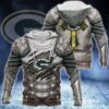 Green Bay Packers NFL Unisex 3D All Over Print Zip up HoodieZip Up Hoodie 1