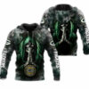 Green Bay Packers Skull Hoodies Background Smoke Gifts for Fans Green Bay Packers Skull Hoodies Background Smoke Gifts for Fans 1