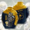 Groot Hold Notre Dame Fighting Irish 3D All Over Print Zip Hoodie Gifts For NCAA Fans 1