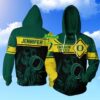 HO226 Oregon Ducks football 3D All Over Print Zip Hoodie Gifts For NCAA Fans For Fans 1