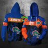 Ho42 Florida Gators 3D All Over Print Zip Hoodie Gifts For Ncaa Fans HO42 Florida Gators 3D All Over Print Zip Hoodie Gifts For NCAA Fans 1