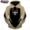 Hot Sale NFL Football New Orleans Saints 3D Hoodie Zip Hoodie 3D All Over Print Hoodie Zip Hoodie 1