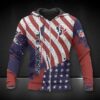 Houston Texans American Flag 3D Hoodie Zip Hoodie NFL 3D All Over Print Hoodie Zip Hoodie 1