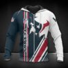 Houston Texans Blue And White 3D All Over Print Zip Up Hoodie, Personalized Nfl Hoodie Houston Texans Blue and White 3D All Over Print Zip Up Hoodie Personalized NFL Hoodie 1