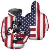 Houston Texans Football Team American Flag Disney Mickey 3D All Over Print Zip Up Hoodie, Personalized Nfl Hoodie Houston Texans Football Team American Flag Disney Mickey 3D All Over Print Zip Up Hoodie Personalized NFL Hoodie 1