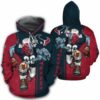 Houston Texans Hoodies Mascot 3D Ultra Cool Gifts for Fans 1
